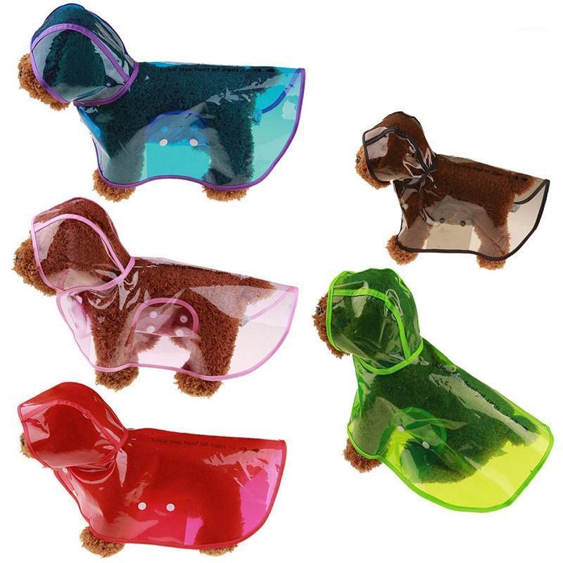 

Fashion Outdoor Pet Rain Coats Transparent S-XL Hoody Waterproof Jackets PU Raincoat for Dogs Cats Hooded Windproof Design1, Gray