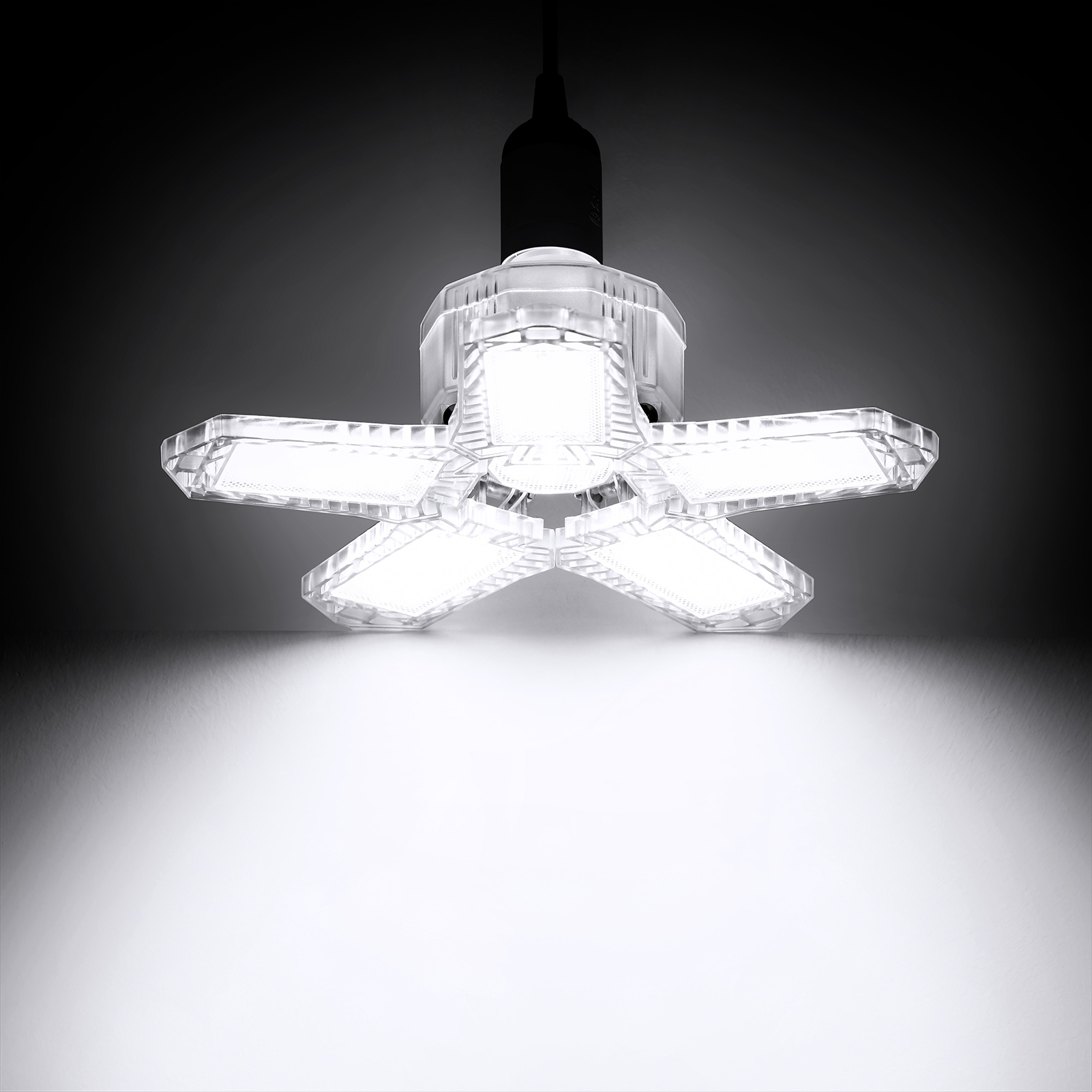 

Garage Light Deformable Foldable Ceiling Lamp for Indoor Outdoor 100W