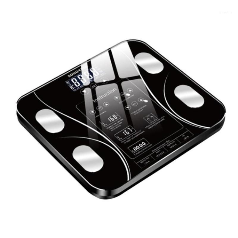 

New Bathroom Floor Body Scale Glass Smart Electronic Scales Battery models LCD Display Body Weighing Home Digital Weight Scale1