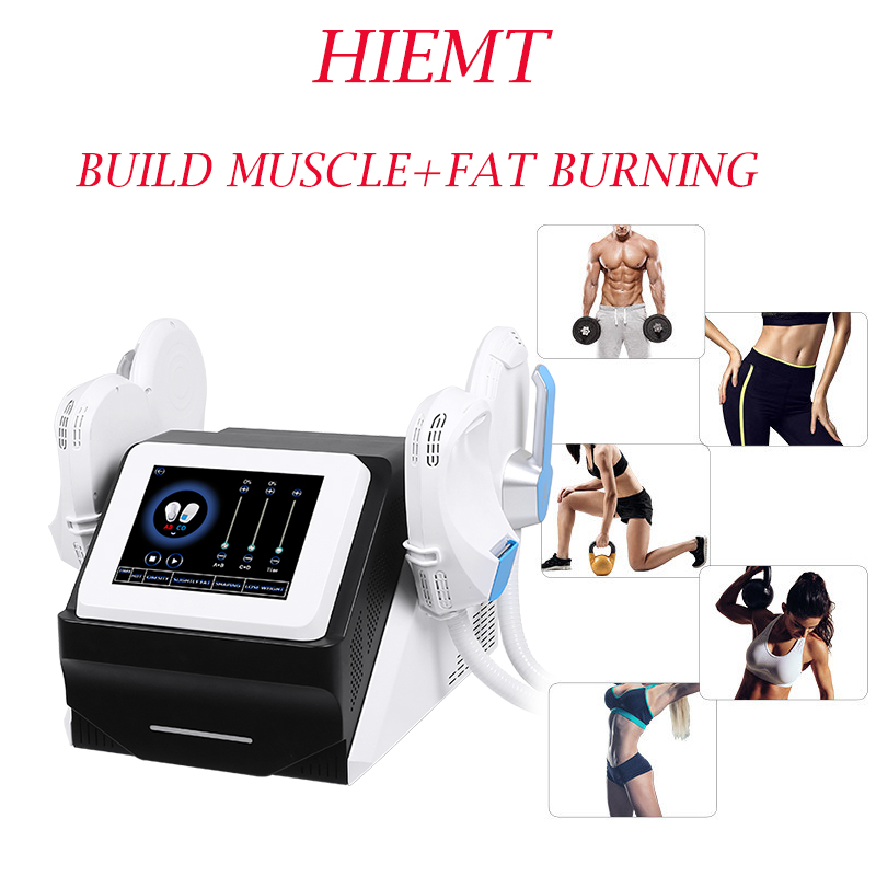 

4 handles Hiemt builds muscle burns fat emslim ems body sculpt Skin Tightening Cellulite Reduction muscle firm Build machine