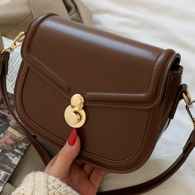 

Thread Lock Square Bag for Women's Luxury PU Leather Shoulder Bag Retro Lady Designer Crossbody Handbag Classic Elegant Bags Sac, Black