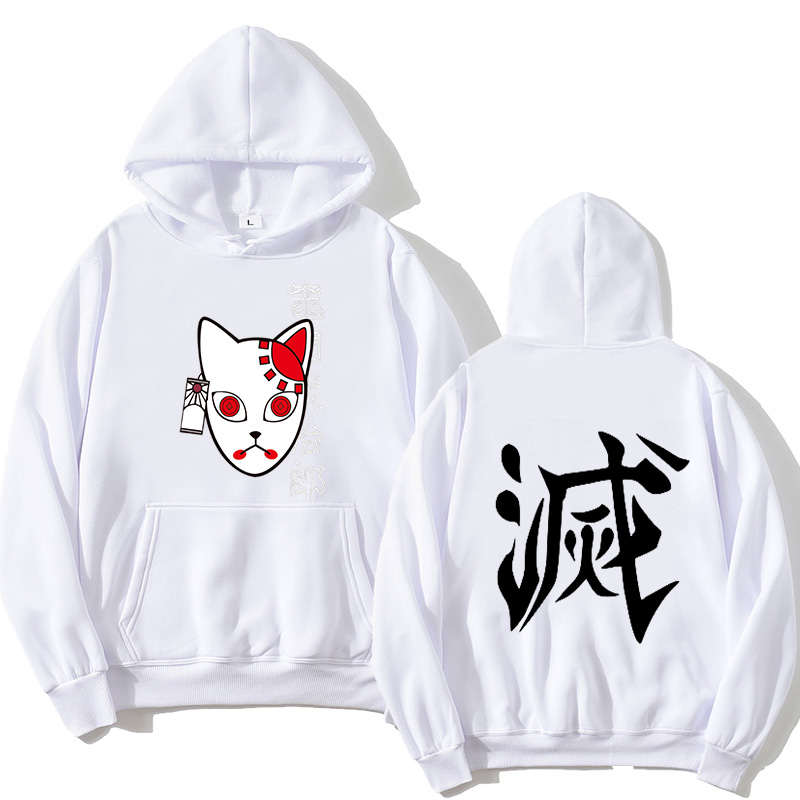 

Anime Demon Slayer Pullover Sweatshirt Women Men Tanjiro Kamado Costume Hoodies Harajuku Demon Slayer Kimetsu No Yaiba Sudadera, Red