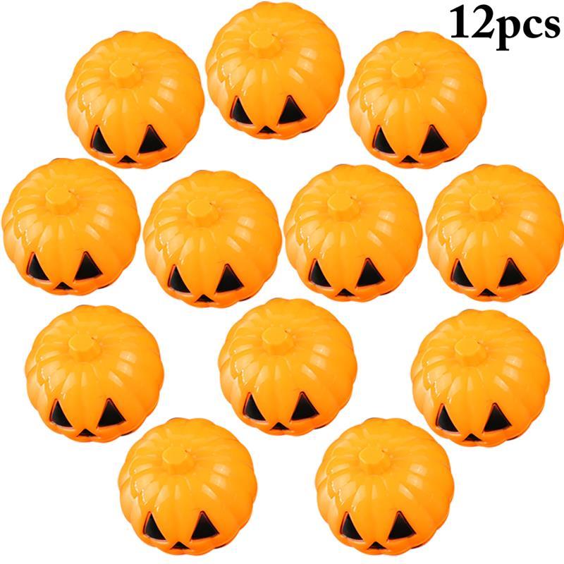

12pcs Halloween Candy Box Case Pumpkin Candy Container Tricky Prop Toy Party Favor Decoration Box Chocolate Gift Boxes