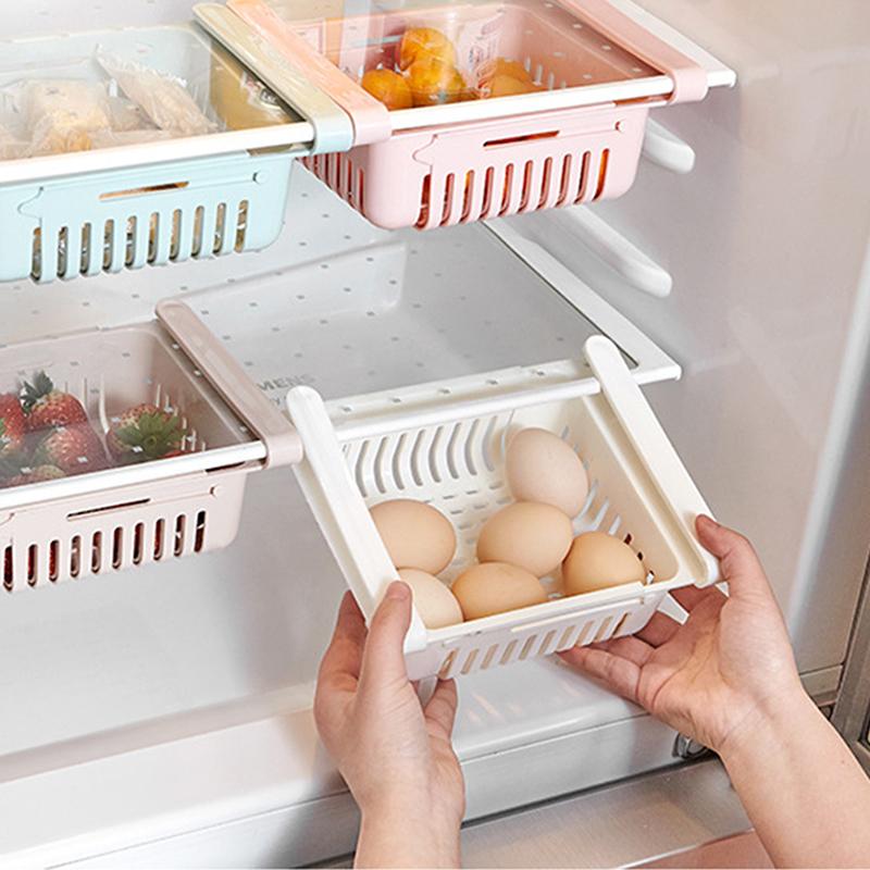 

1 Pcs Storage Organizer Fridge Freezer Organizer Storage Drawer Container Refrigerator Box Rack Fridge Shelf Accessories