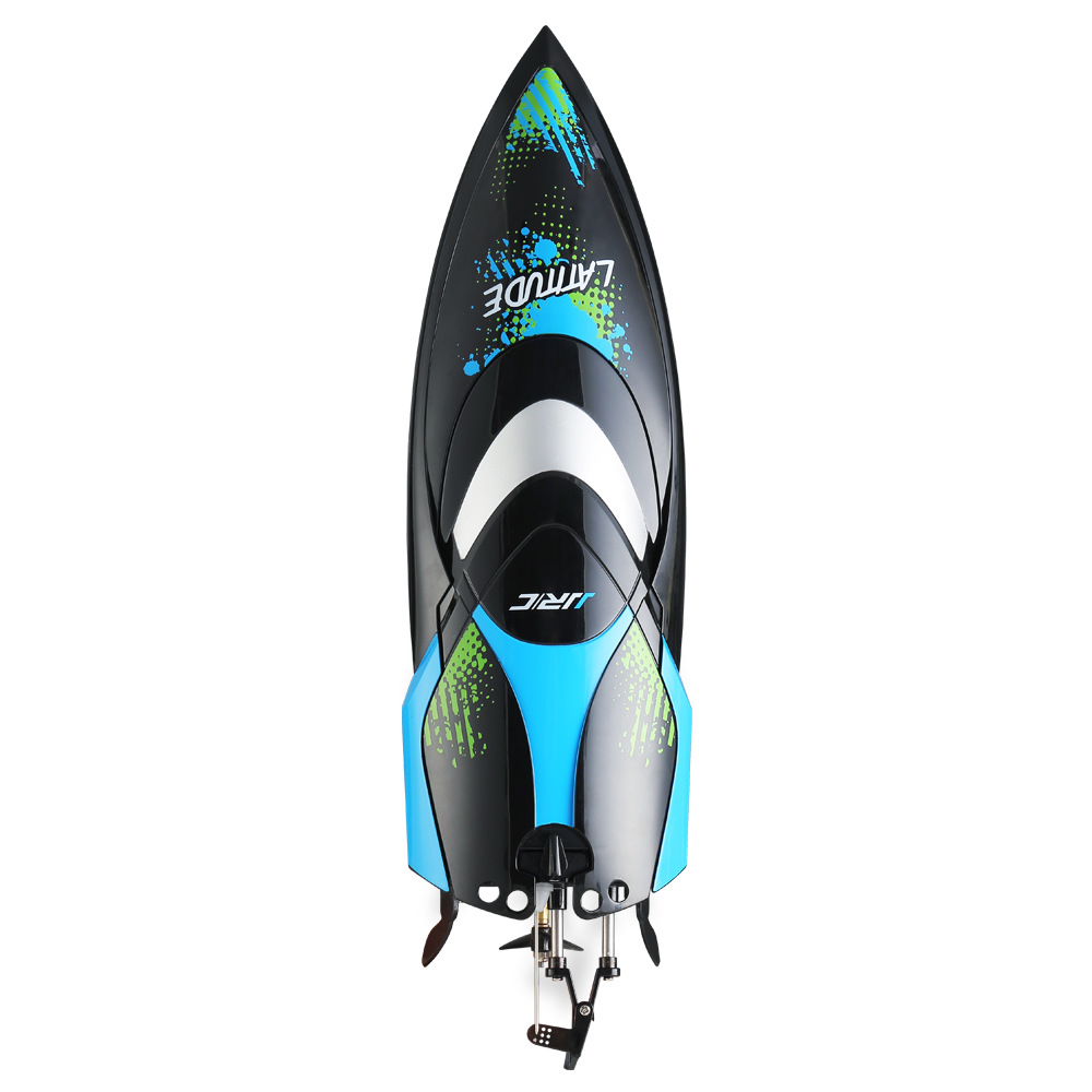 

RC Boat JJRC S3 Latitude Remote Control Boat 2.4GHz 2CH 25KM/h Portable Mini RC Boat Ship RC Toys For Children Kids, Black