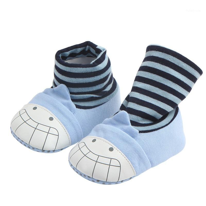 

Autmn Cute Shoes Baby Cartoon Pattern Boys Girls Soft Bottom Stocking Shoes 6-18 Month Baby Boys Girls1, Blue
