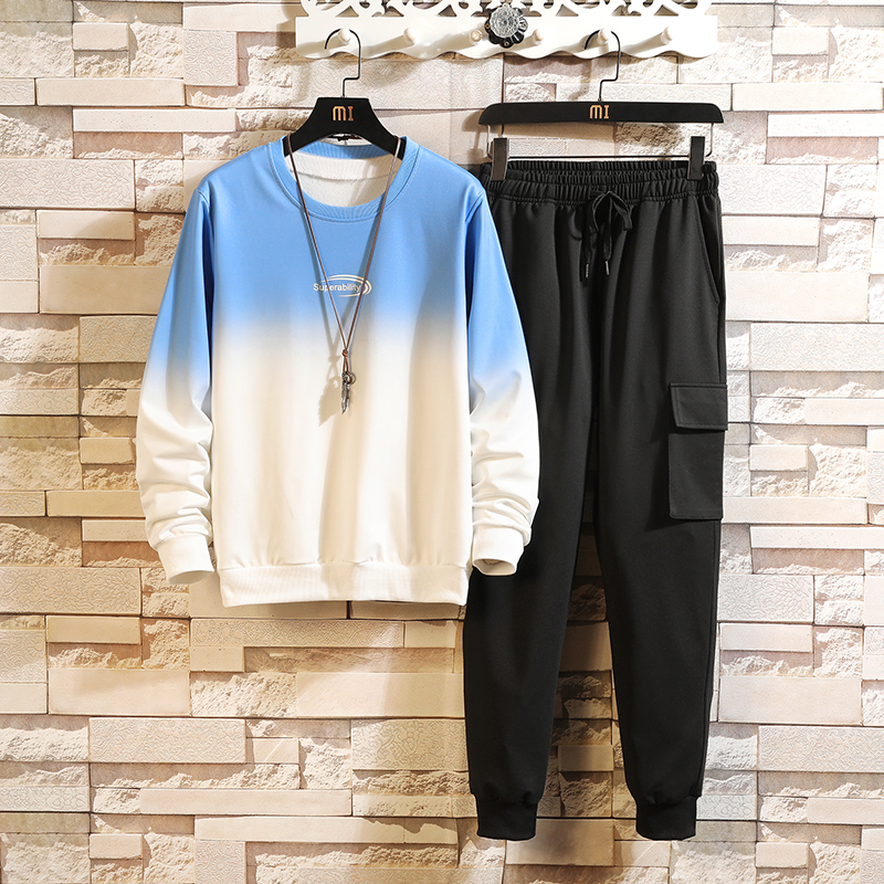 

2020 Autumn Spring Tracksuits Men's Sport Set Hoodies + SweatPants Sportswear Brand Sporting Suit Track, W800 k26 5