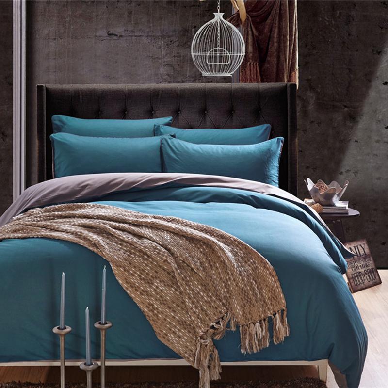 

Pure cotton 100% cotton pure color reactive dyeing bed sheet set 1.0m bed linen children's bedding set Quilt bedding duvet, Chunyanshun