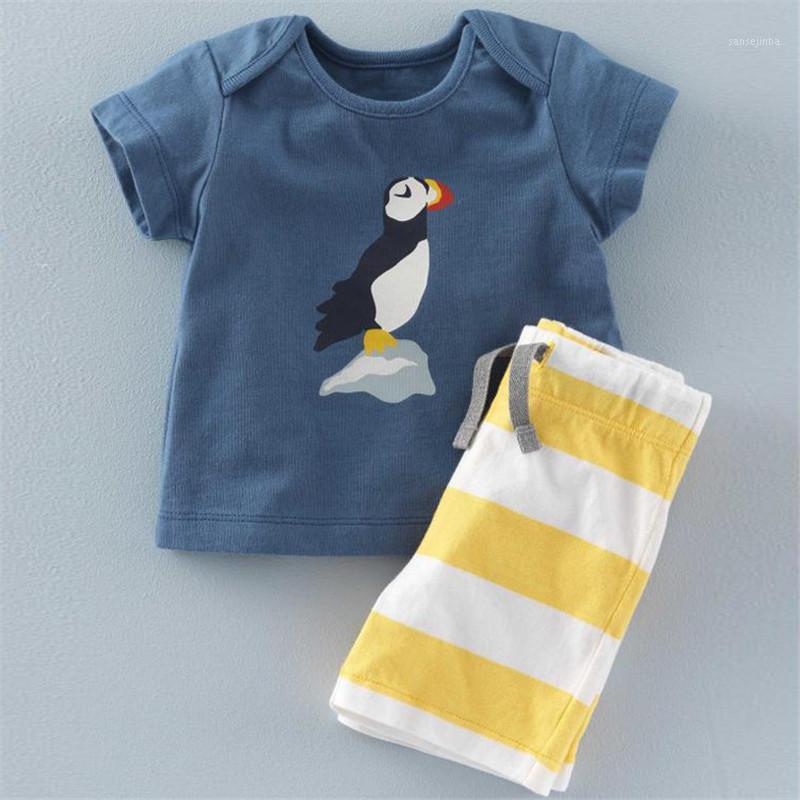 

Cotton Kids Boys Clothing Set Casual Style Summer Toddler Boy Clothes T-Shirt + Short Pants Baby Outfits Children's Tracksuit1, Blue