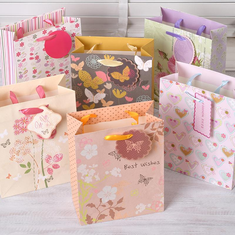 

Exquisite gift bag art small fresh handbag paper bag hand gift birthday bags