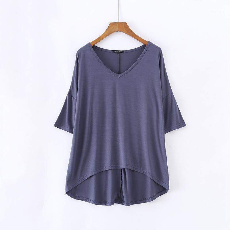 

Casual Womens Top Blouse Solid Sport Yoga Long Sleeve Lrregular Sweatshirt Loose Girl Pullover Tops Blouse Female Clothing1, Black