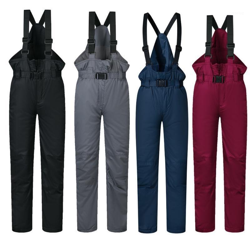 

30 Degree Ski Pants Boys And Girls New Outdoor Sports Windproof Waterproof Warm Winter Children Snow Snowboard Trousers1, Black