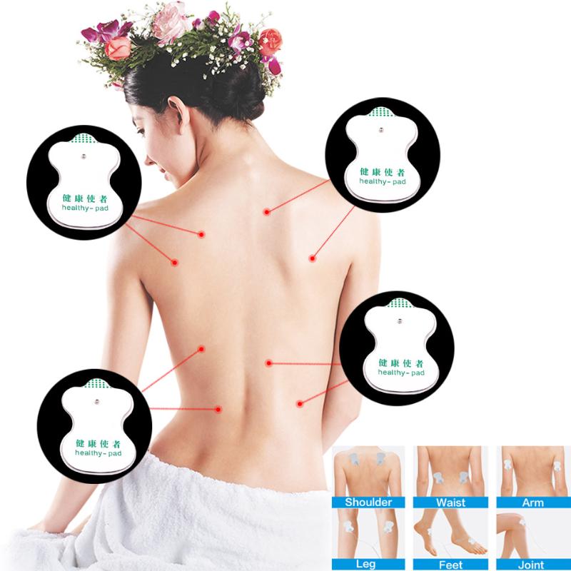 

20pcs EMS Silicone Electrode Pads Physiotherapy Patch Button Massager Patch For Lose Weight Slimming Electric Body Skin Tight