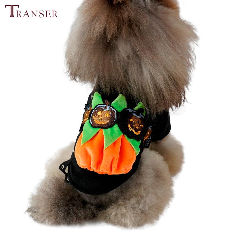 

Transer Halloween Pumpkin Dog Coat Soft Velvet Pet Clothes Cat Puppies Jacket Small Dog Costume 209, Mix color