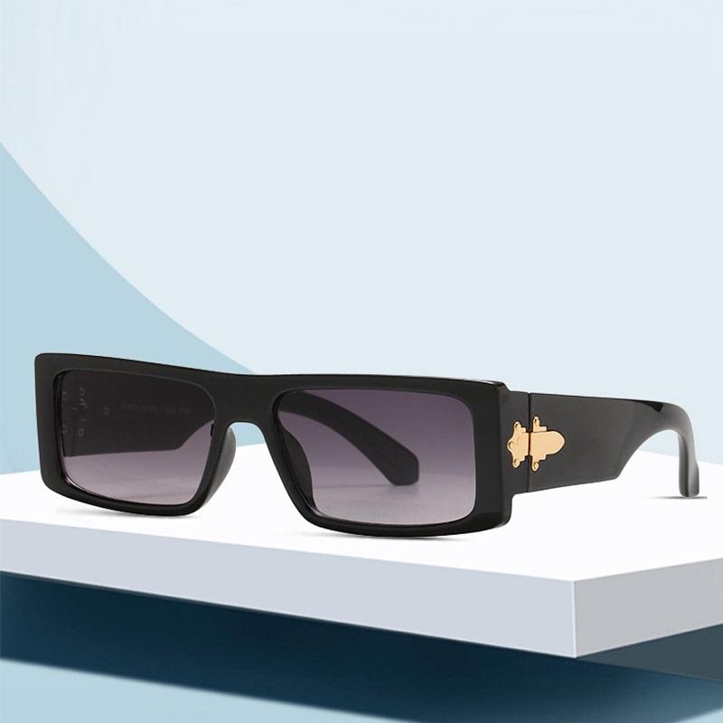 

Fashion Rectangle Sunglasses Women Small Square Shades Men Vintage Brand Design Narrow Frame Sun Glasses Women