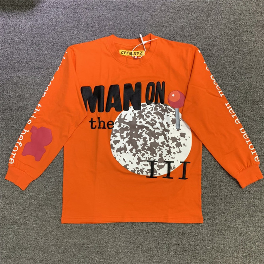 

2021 New 2021ss Foaming Printing Cpfm.xyz for Motm Iii Return 2 Shirts Men Women Top Tees Long Sleeve T-shirt Oversized t Shirt En58