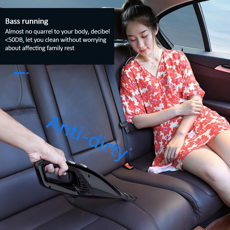 

Portable High-power Wired/Wireless Charging Hand-held Vehicle Vacuum Cleaner Wet And Dry Dual-use Without Leaving Dead Ends