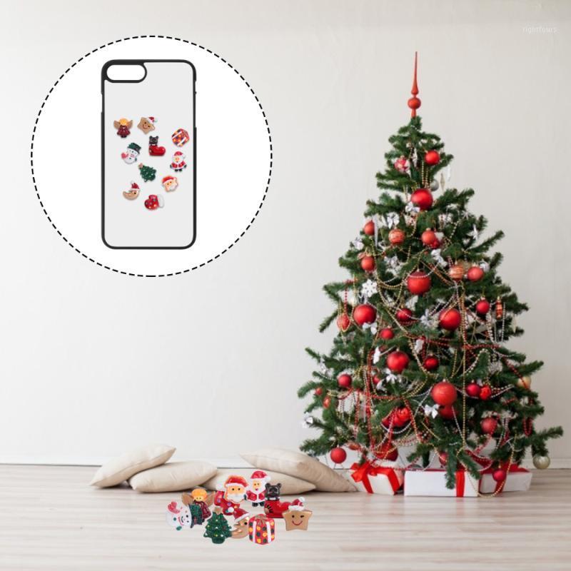 

24 PCS Christmas Resin DIY Ornament Chic Christmas Santa Snowman Resin Charms Colorful Craft Accessories for DIY Decor1