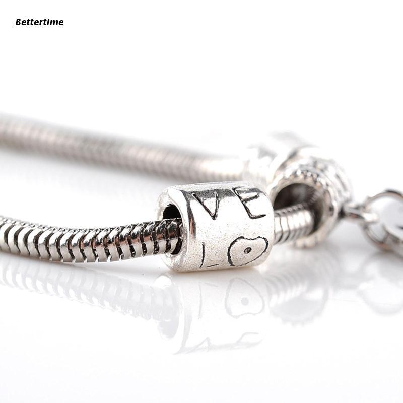 

Charm Bracelets B36D 3Pcs Friendship Big Sis Middle Little Love Heart Pendant Bracelet Set Wrist Chains For