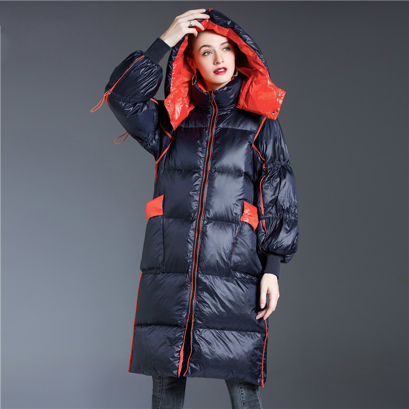 

Women Winter Coats Puffer Er Warm Long Jackets Down Parka Female Coat Plus Size Bubble Clothes Outerwear New Iddb, Black