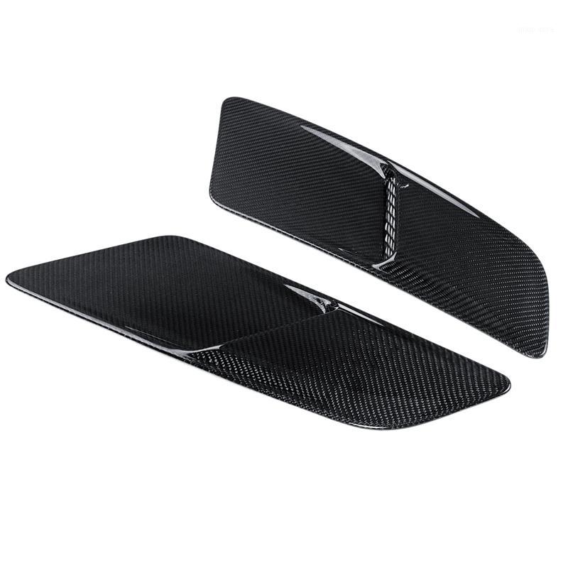 

Car Front Hood Vents 3K Carbon Fiber Car Air Intake Scoop Bonnet Hood Vent for Mustang 2020-20201
