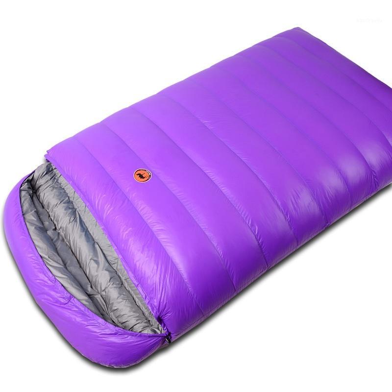 

Down Two-person Sleeping Bag Outdoor Adult Camping Sleeping Bag Winter Envelope Type Down Ultralight1