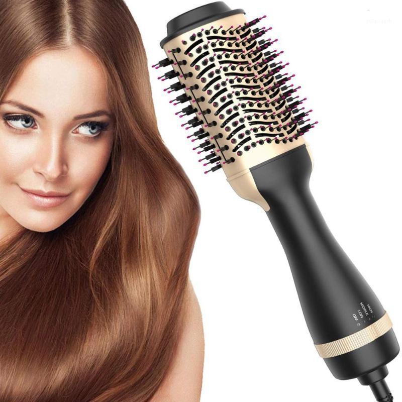 

3-in-1 One Step Hair Dryer Combs Volumizer Blower Hot Cold Air Straightening Curling Iron Brushes Smooth Frizz Ionic Hair Fluffy1