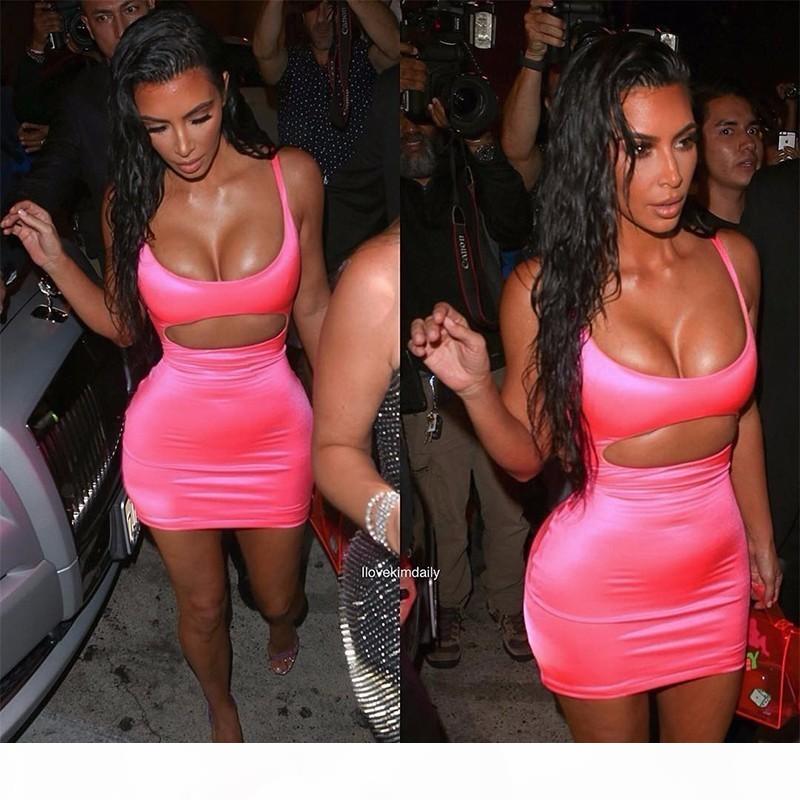 vestido kim kardashian rosa