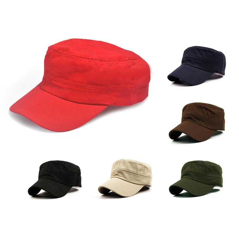 

Stylish Plain Army Cap Castro Cadet Cap Hat Adjustable(Army Green
