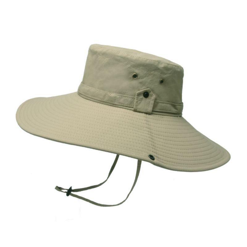 

Sun Hat 12cm Oversized Eaves Fisherman Hat Sun Men's Summer Mountaineering Outdoor, Army green