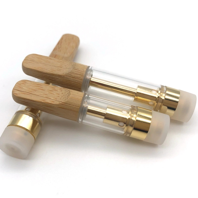Electronic Cigarettes Atomizers Dabwoods Atomizers Vape Pen Bamboo Tip 510 Thread Thick Oil empty disposable Vaporizer Ceramic Coil E-Cigarette-image-657530896