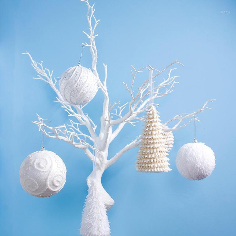 

1pcs Christmas Decoration Foam Snowball Snow Bell Hanging Pendant Drop Christmas Tree Ornament Xmas New Year Home Party Supply1