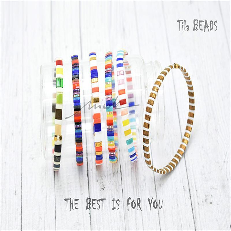 

KSRA 2020 MiyukiTILA Rice Beads Woven Bracelet INS New Jewelry Women1