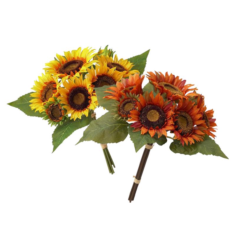 

Fake Flower Artificial Flower Arrangement Holiday Party Decoration, Orange
