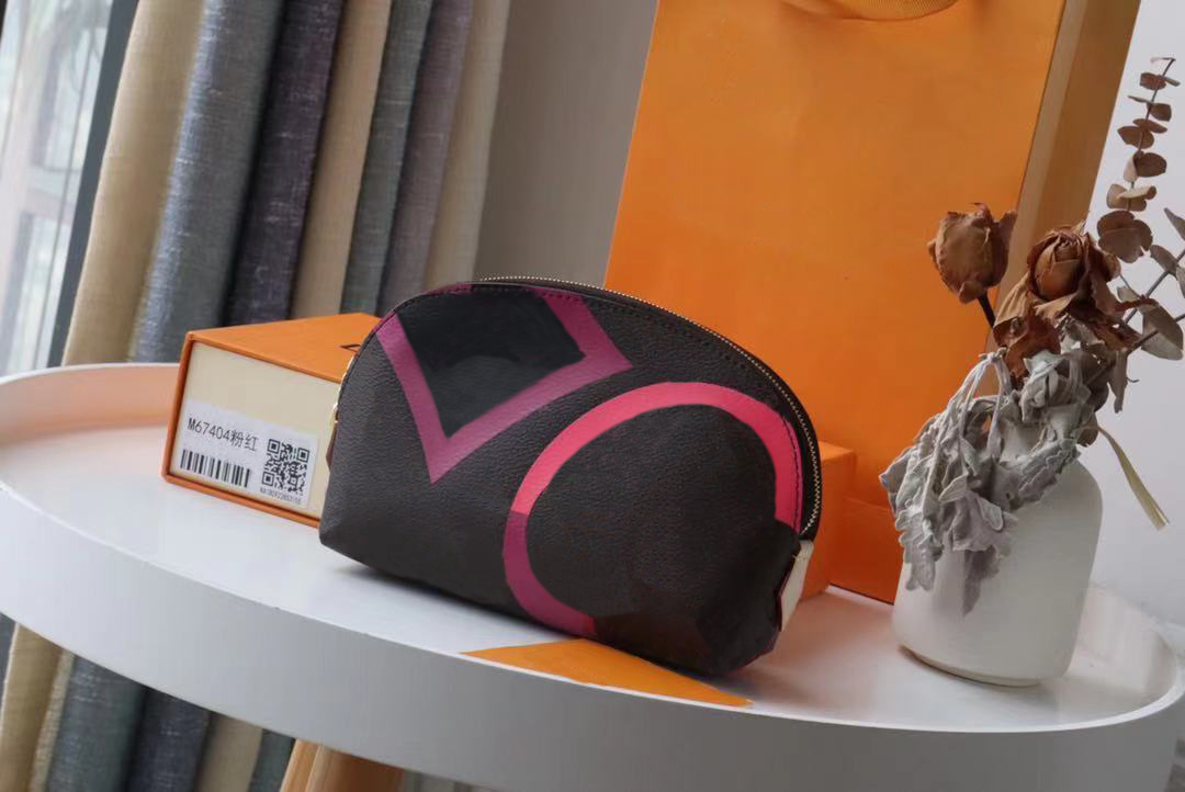 

M80283 GAME ON POCHETTE COSMETIQUE pouches cosmetic bags Fashion Clutch Evening Mini Bag Small Shoulder Handbag purse Canvas toiletry bags, Brown