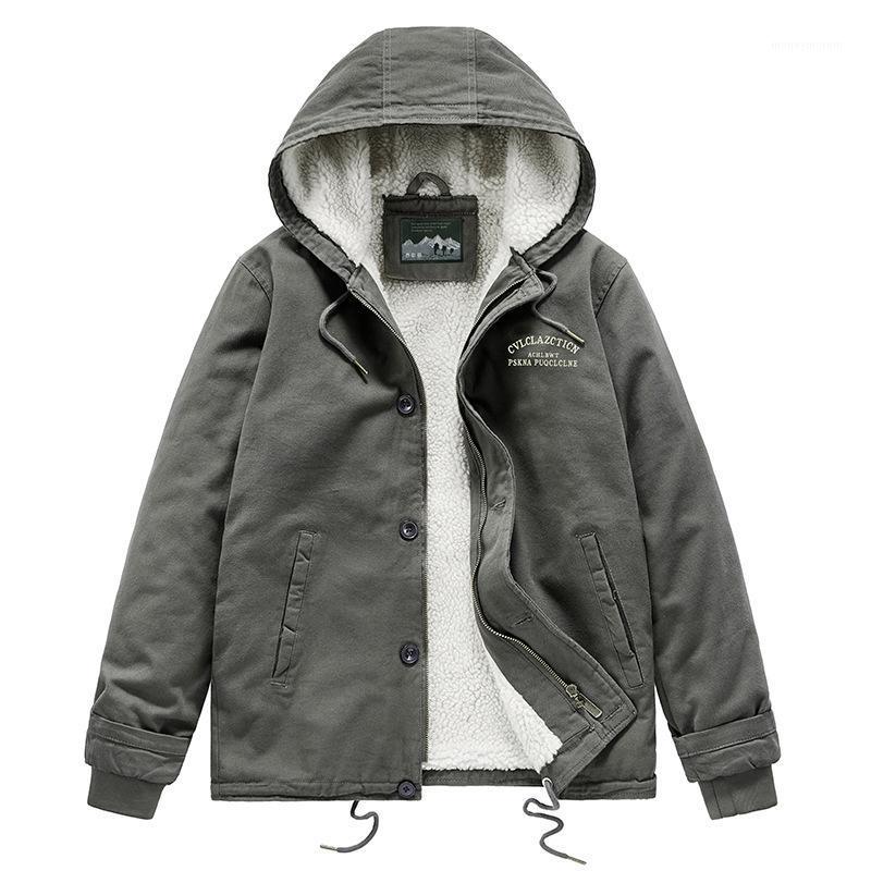 

2020 Autumn& Winter New Plus Size Loose Wild Warm Thick Hooded Jacket Sports Leisure Zipper Men Cotton Jacket Tide Free Shipping1, Blue