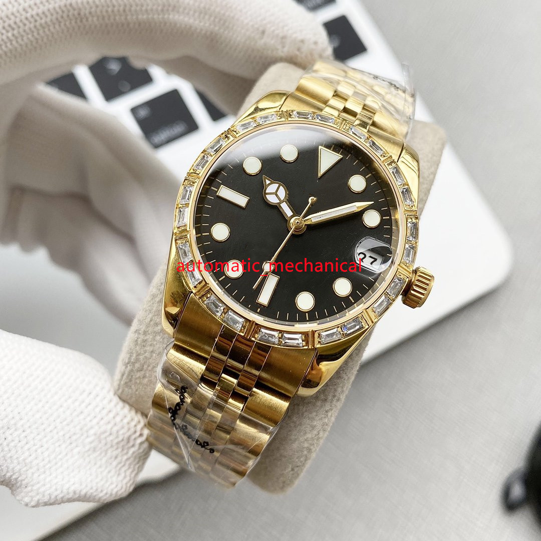 

Classic Multicolor dial lady Watch 31mm diamond Bezel CAL.8215 movement Stainless Steel jubilee Automatic Mechanica Sapphire womens Wristwatches Ar291, Add waterproof service
