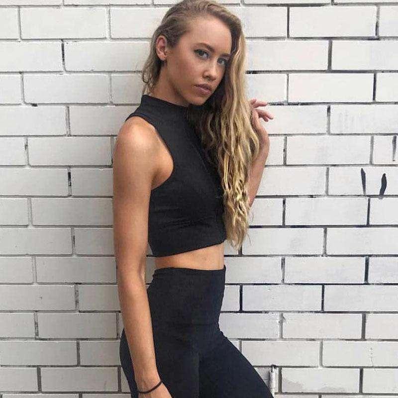 

Yoga Sport Top with Zipper Women 2021 Sports Bra for Women Gym Top Female Sports T-shirt Deportivo Mujer Femme White Black1, Black