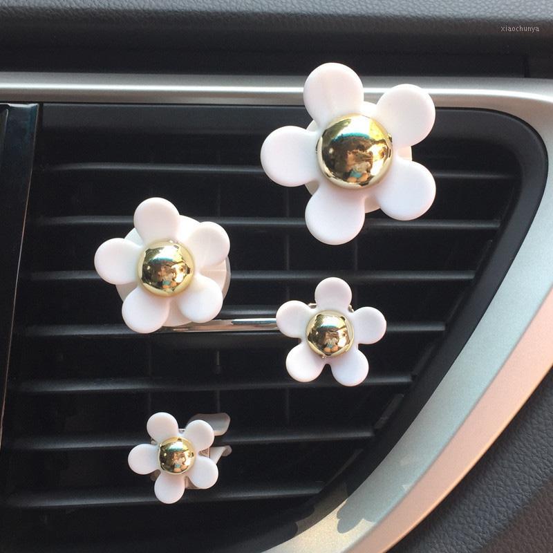 

4pcs/set Flower Car Perfume Dashboard Clip New Car Interior Accessories Decoration Popular Ornaments Outlet Perfume Clip1