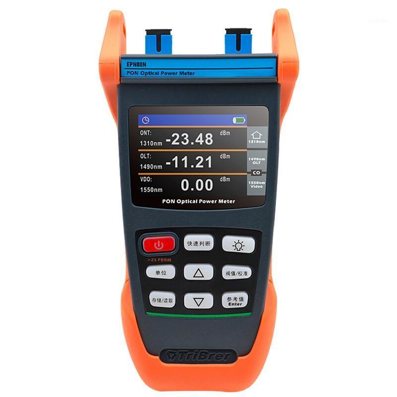 

Fiber Optic Equipment Tribrer EPN80 Version Handheld EPON/GPON PON Optical Power Meter Cable Tester Measurement Tools EPN70 Upgraded Version