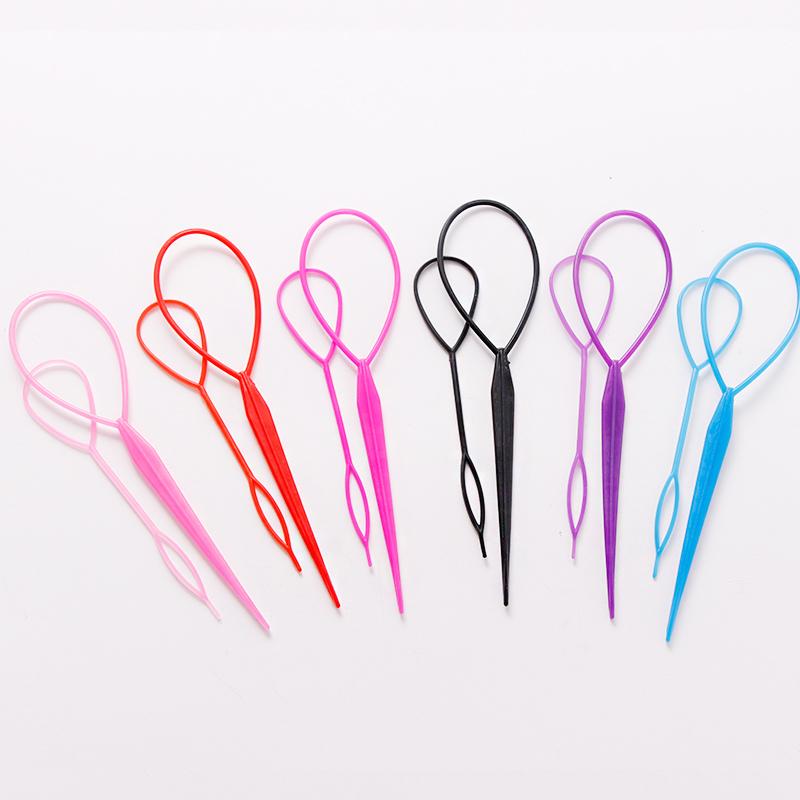 

PjNewesting 2PCS Hair Style Maker Hair Styling DIY Tools Women Girls Accessories Pins Disk Kids Pull Pins Headbands, Black