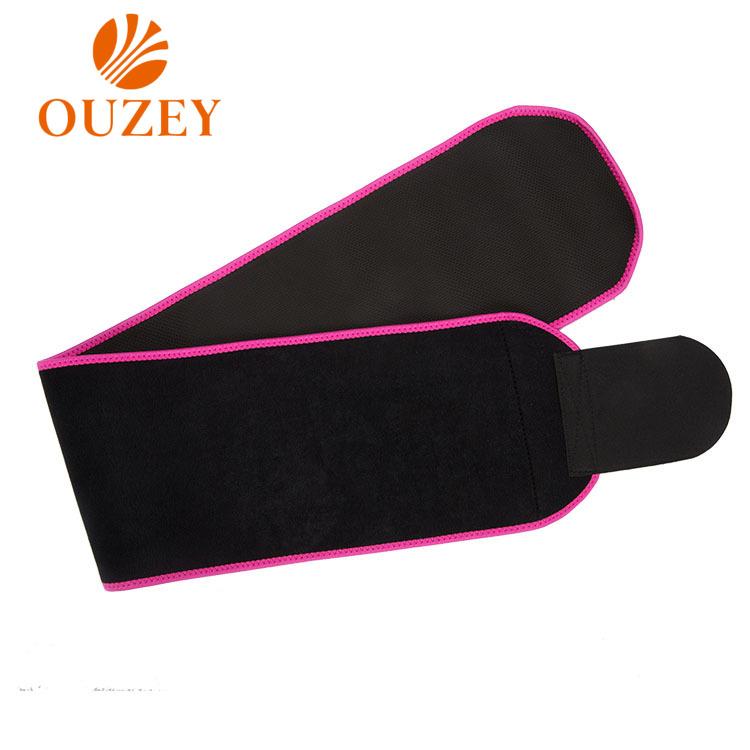 

OUZEY Sports fitness belt adjustable color warm waist protection sports waist belt breathable sweat corset, Random color
