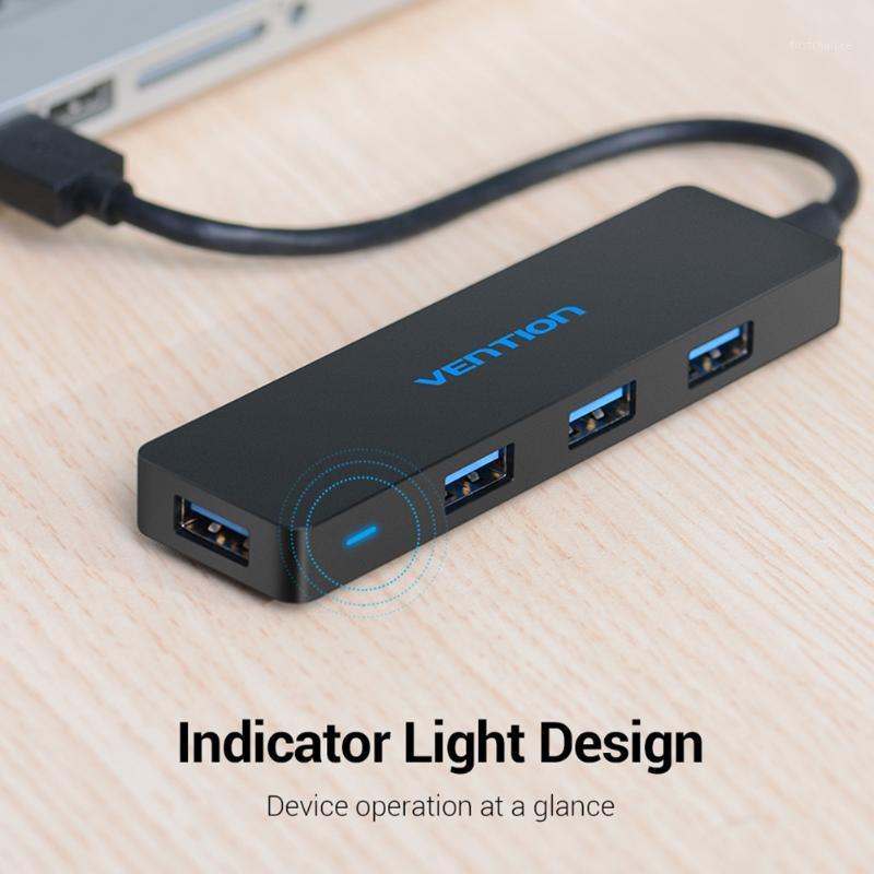 

5Gbps USB 3.0 Hub Multi USB Splitter Small Adapter 4 Port Household Computer Safety Parts for Vention Laptop Desktop1