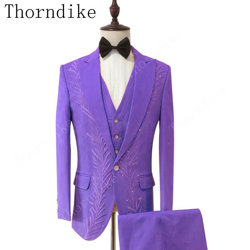 

Young Men Colorful Jacquard Suits Embroidery Blazers Slim Fit 15 Colors Suits Wedding Business Male Tuxedos Single Buttons Suit, Same as picture