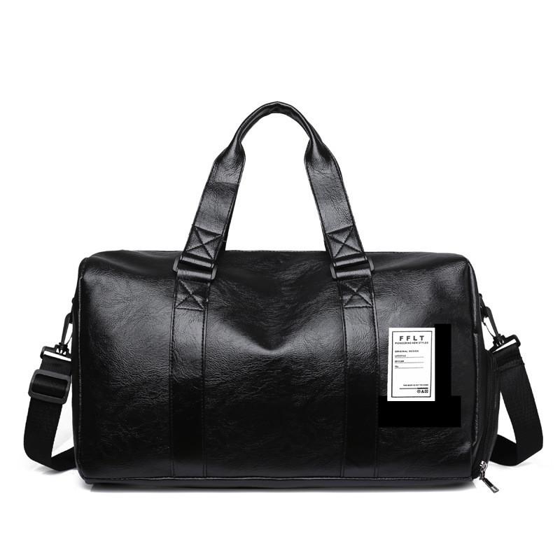 

Gym Bag Leather Sports Bags Dry Wet Bags Men Training for Shoes Fitness Yoga Travel Luggage Shoulder Sac De Sport Bag, Small