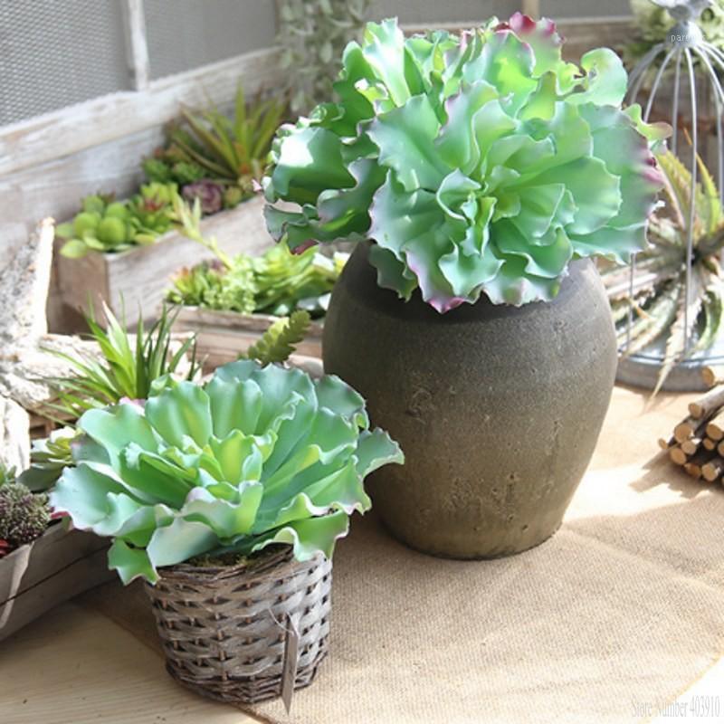 

1 pcs Real touch mini palm bonsai artificial fleshiness Cactus plant decorative Queen flower for table decor Succulents Plants1, B 1pcs