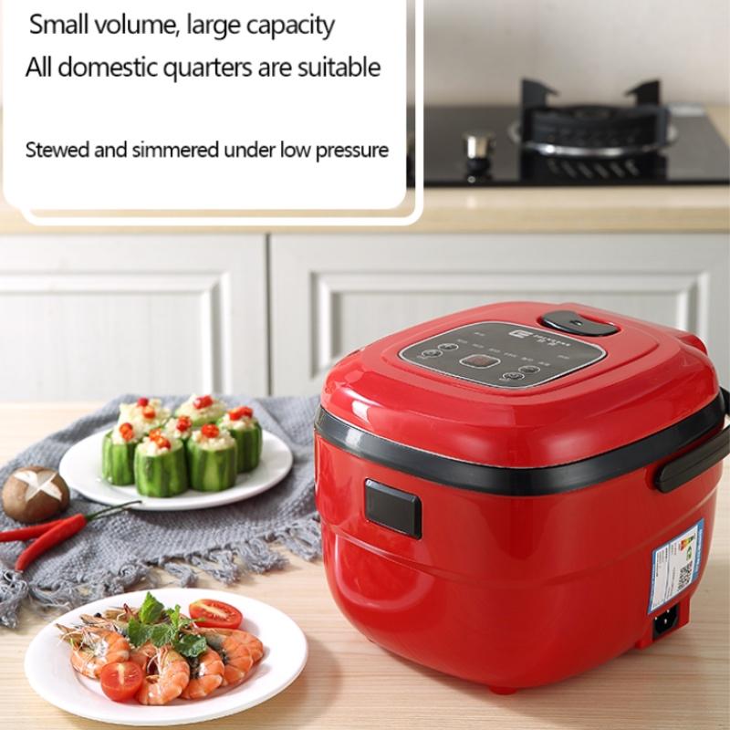 

Family Electric Rice Cooker 2.5L Capacity Multicooker Automatic Rice Cooker Adjustable Kitchen For 4-5 Person 8 Functions
