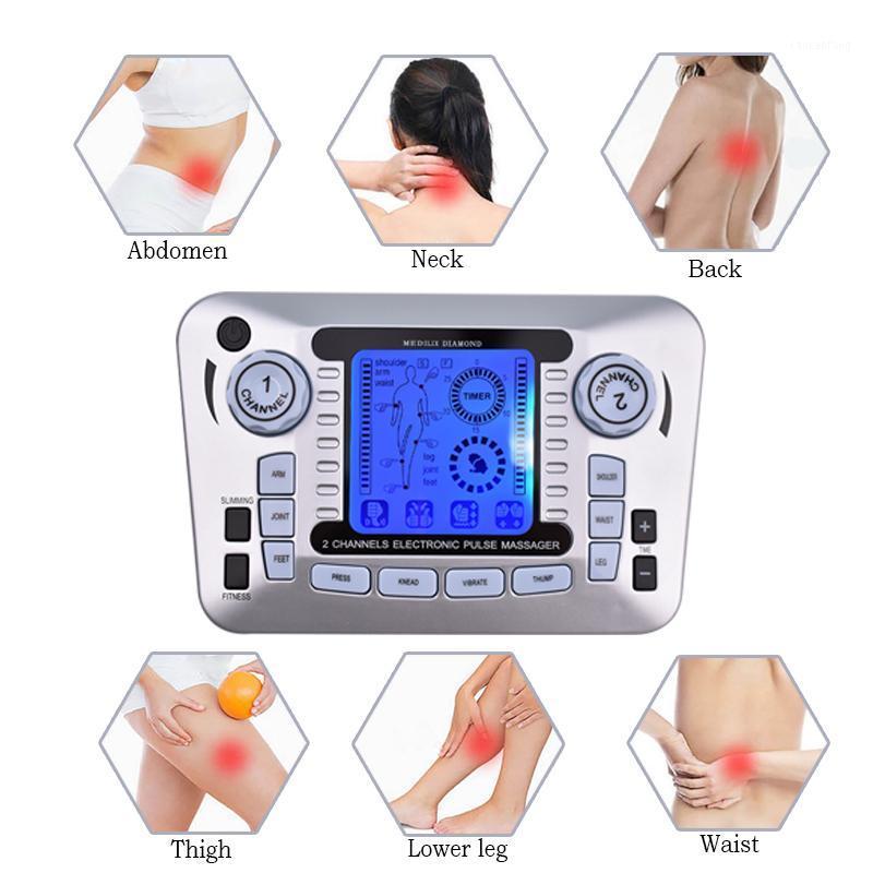 

Electrical Nerve Relax Muscle Stimulator Acupuncture Fat Burner Pain Relief Electronic Pulse Massager Tens EMS Slimming Machine1