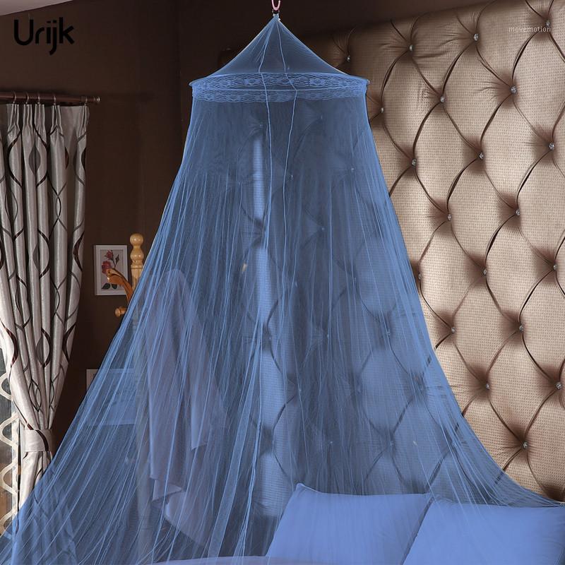 

1PC Romantic Hung Dome Mosquito Net Bed Canopy Princess Students Round Mosquito for Bedroom Circular Home Curtain1