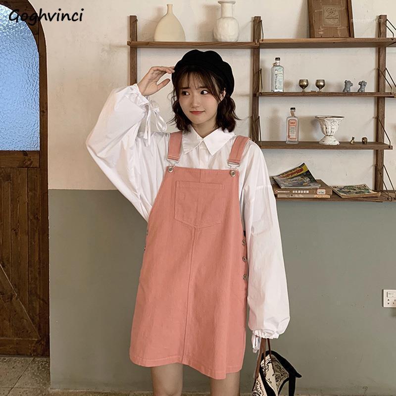 

Sleeveless Dress Women Summer Pink Cute Suspenders Mini Korean Style Pockets Streetwear Daily Fashion Solid Simple Elegant New1, Pink dress